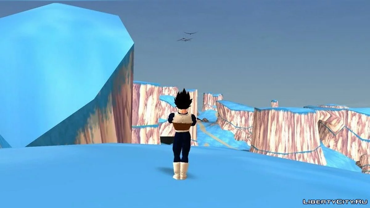 Веджета из игры Dragon Ball Xenoverse / GTA San Andreas
