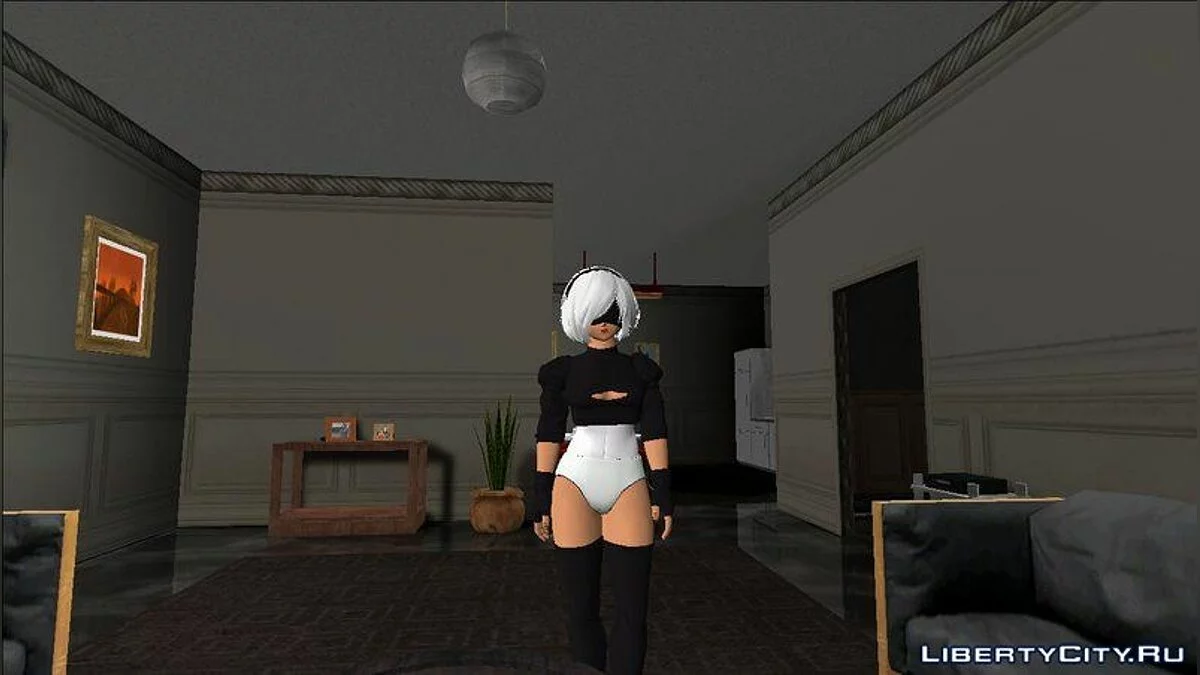 2B из Dragon Ball Xenoverse / GTA San Andreas