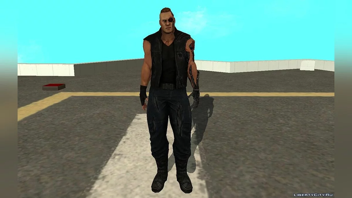 Брок Леснар из игры WWE Immortals / GTA San Andreas