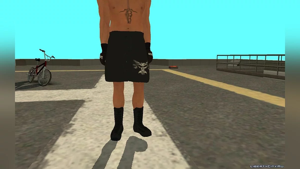 Брок Леснар из игры WWE2k18 / GTA San Andreas