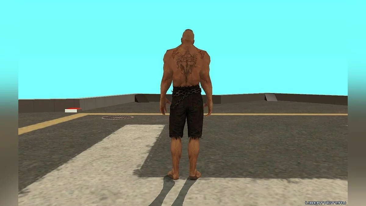 Брок Леснар (зверь) из игры WWE Immortals / GTA San Andreas
