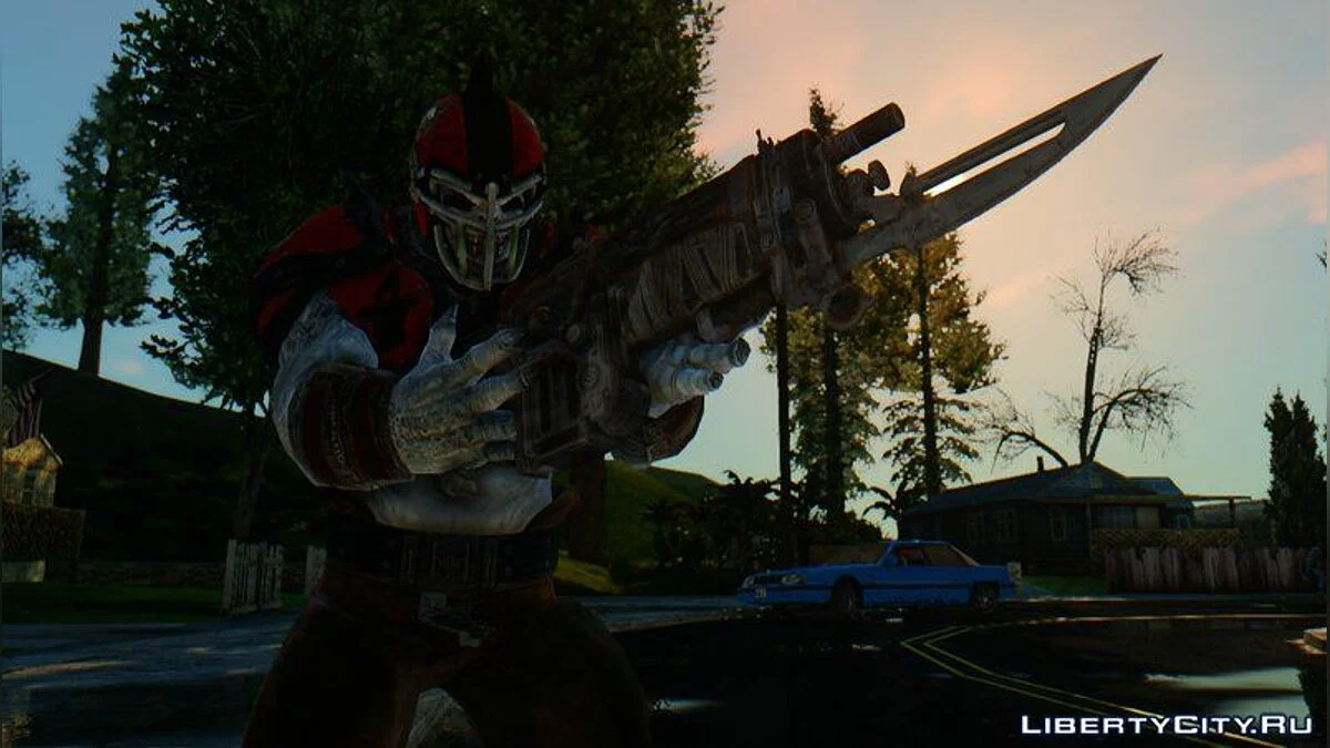 Drone Thrashball из Gears of War 3 / GTA San Andreas