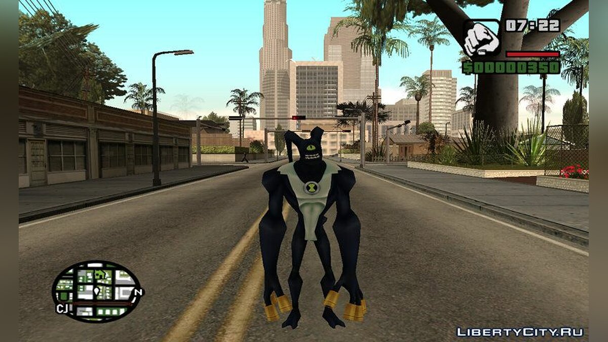 Скачать Фидбэк из мультсериала Ben 10 для GTA San Andreas