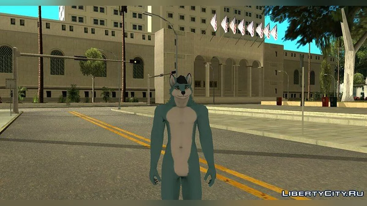 Фурри волк / GTA San Andreas