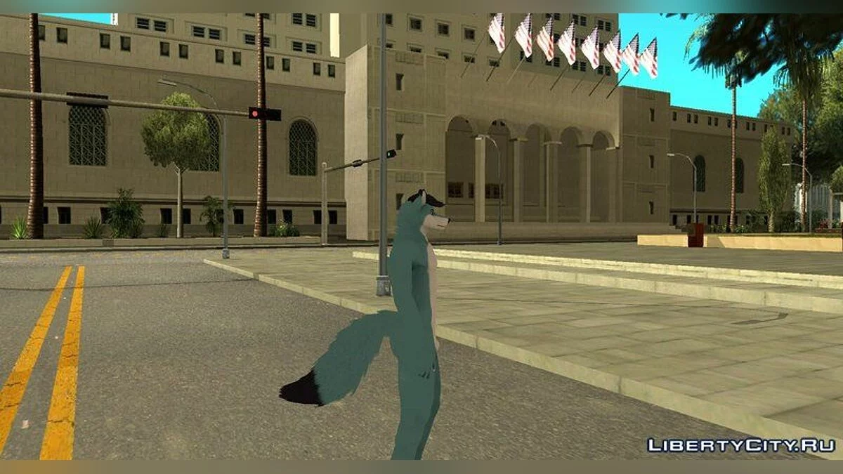 Фурри волк / GTA San Andreas