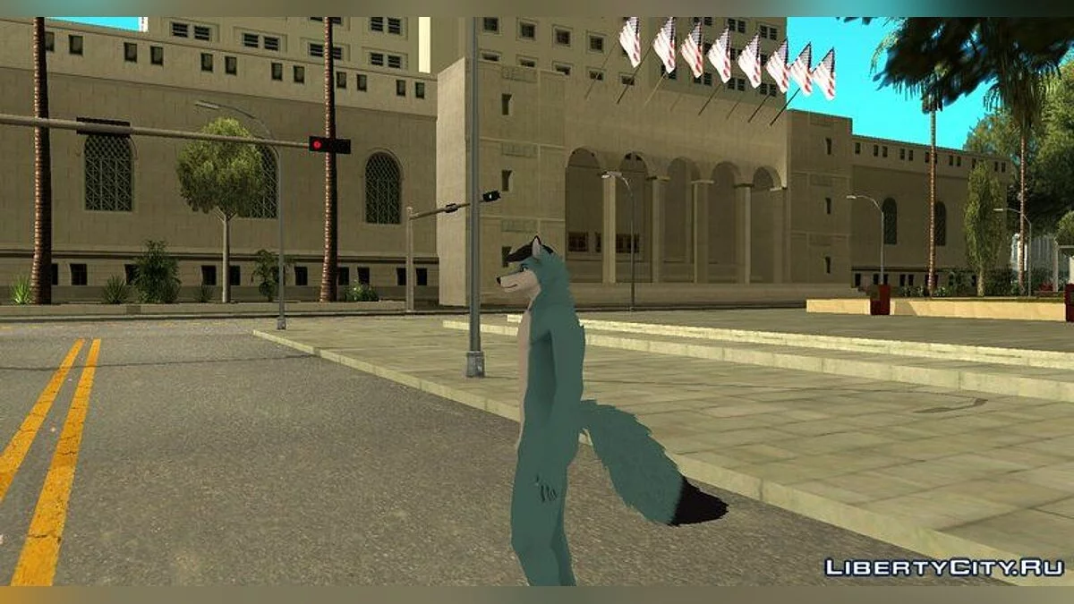 Фурри волк / GTA San Andreas