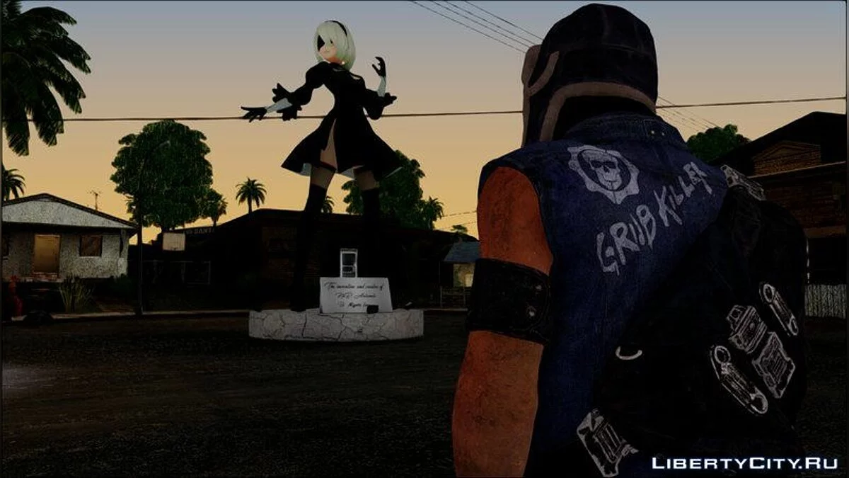 Gary Carmine + Zombie (Gears Of War 4) / GTA San Andreas