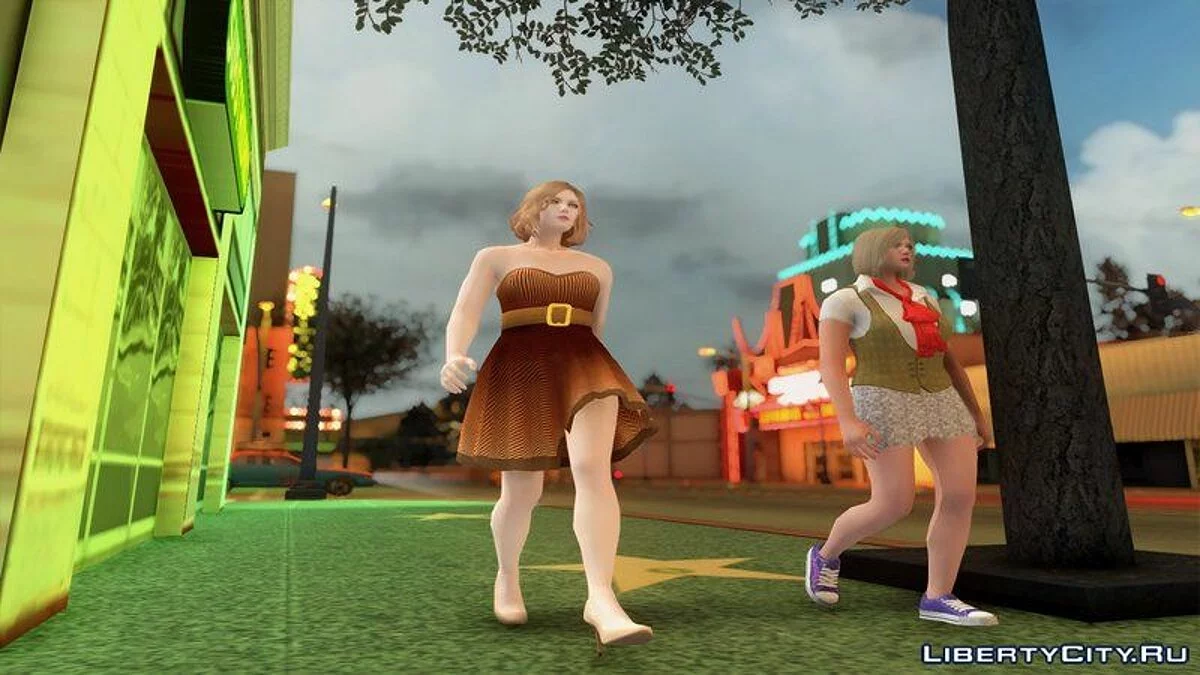 Энни из GTA Online / GTA San Andreas