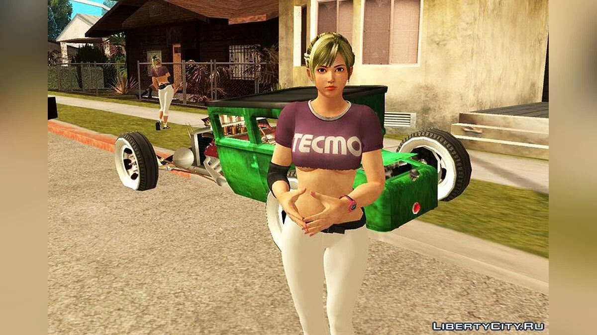Кокоро в леггинсах из Dead or Alive 5 / GTA San Andreas
