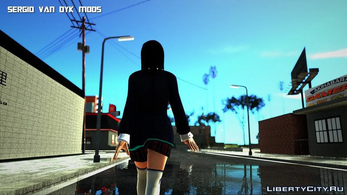 Кокоро в школьной форме / GTA San Andreas