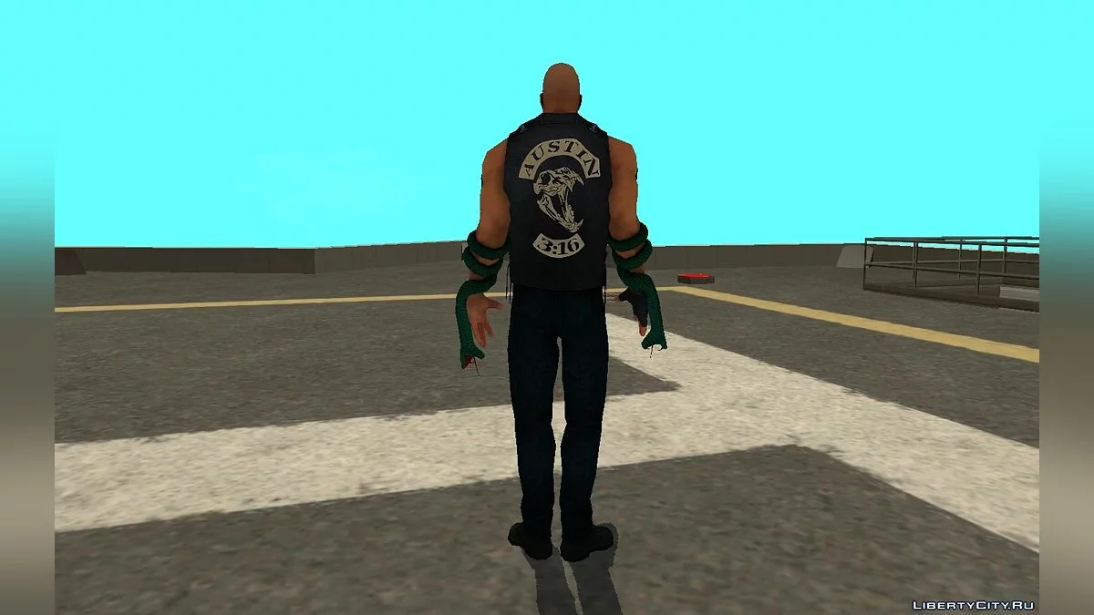 Ледяная Глыба (Техасский гремучий змей) из игры WWE Immortals / GTA San Andreas