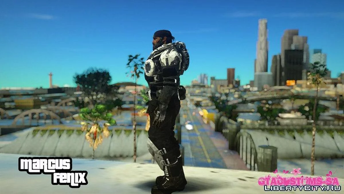 Маркус Феникс из игры Gears of war 4  / GTA San Andreas