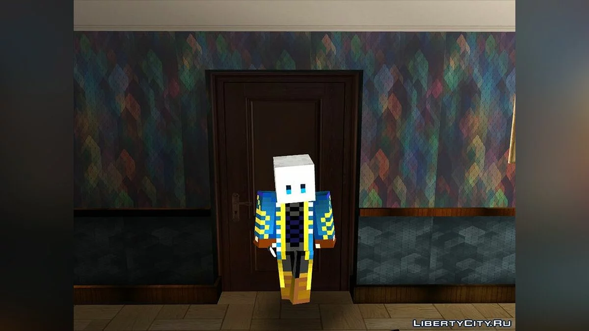 Персонажи из Devil May Cry в стиле Minecraft  / GTA San Andreas