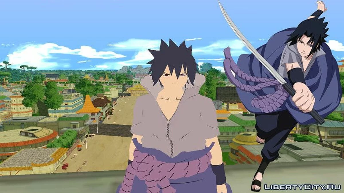 Сборник скинов Naruto Shippuden / GTA San Andreas