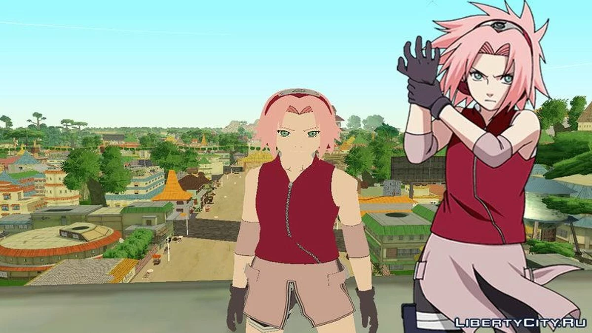 Сборник скинов Naruto Shippuden / GTA San Andreas
