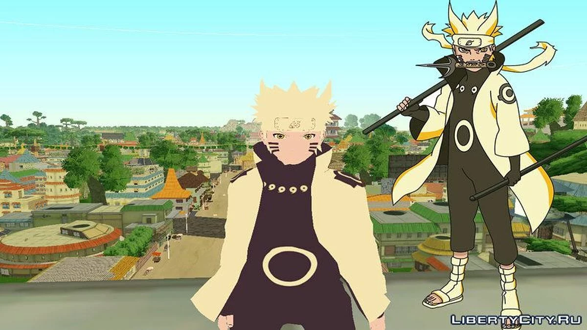 Сборник скинов Naruto Shippuden / GTA San Andreas