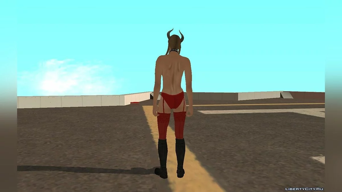 Сексуальный скин девушки из GTA Online / GTA San Andreas