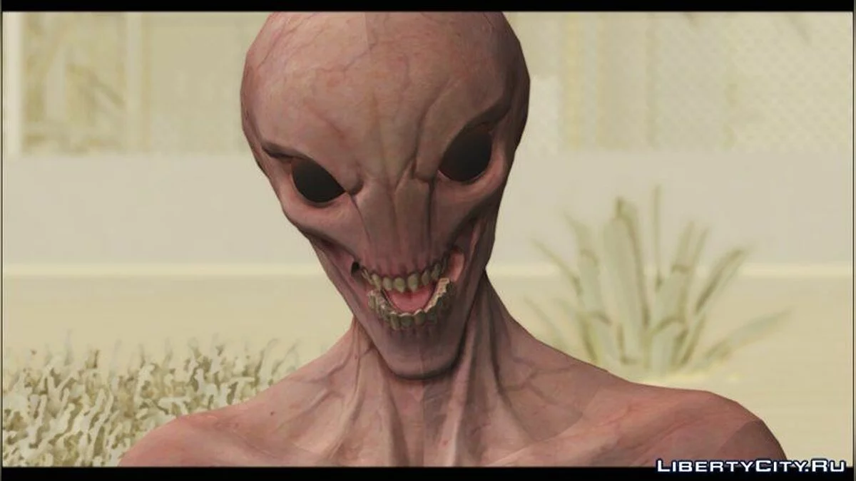 Сектоид из XCOM 2 / GTA San Andreas