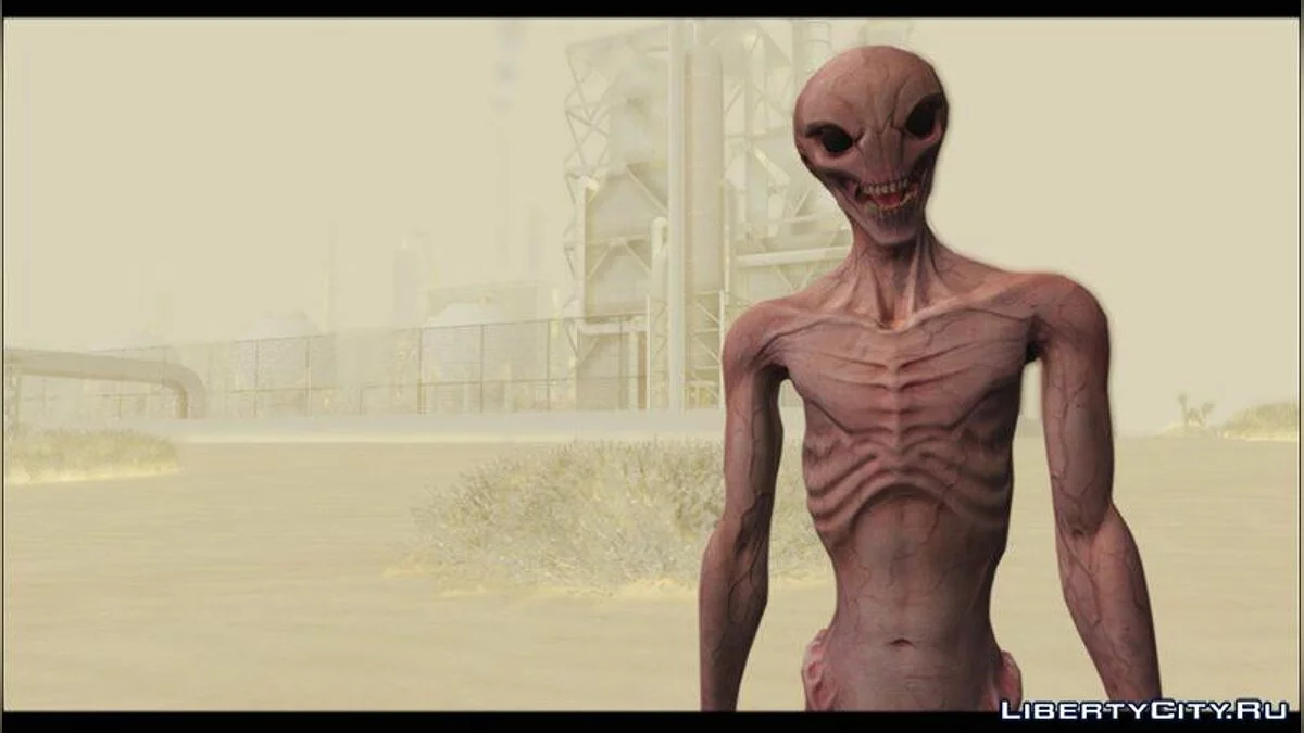 Сектоид из XCOM 2 / GTA San Andreas