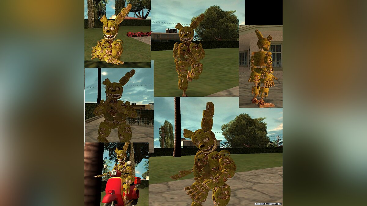 Замена springtrap.dff в GTA San Andreas (1 файл)