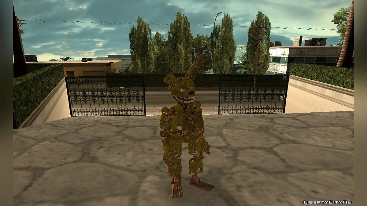 Спрингтрап из игры FNAF / GTA San Andreas