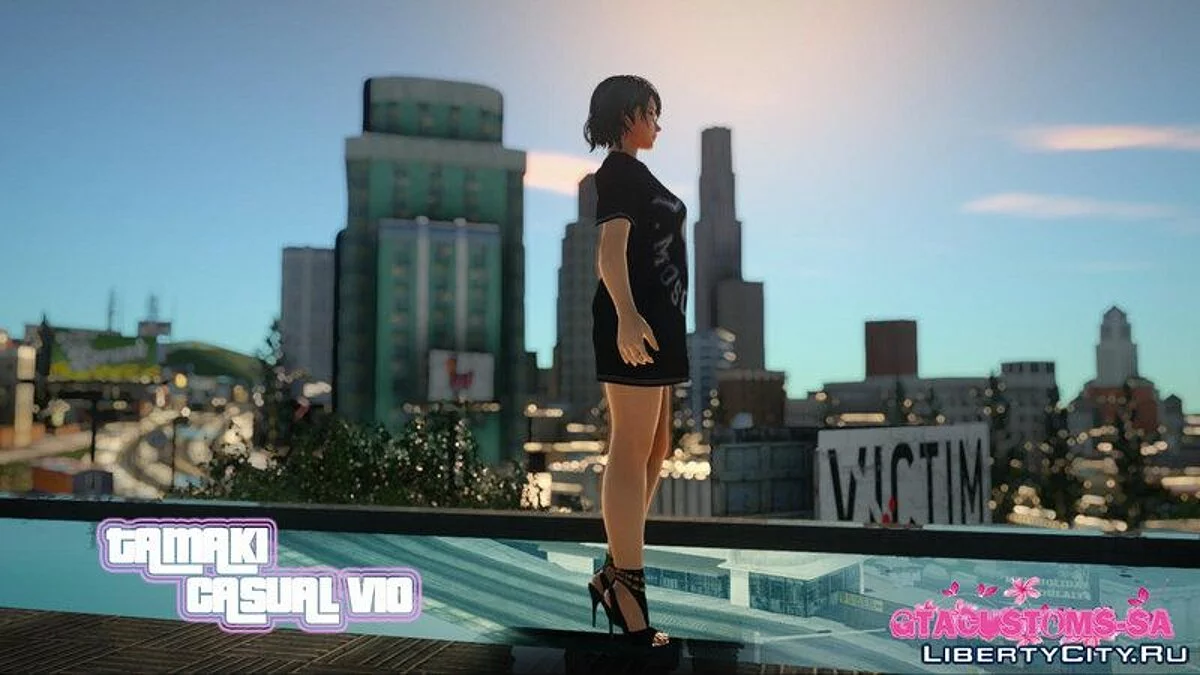 Тамаки в повседневной одежде v10 / GTA San Andreas