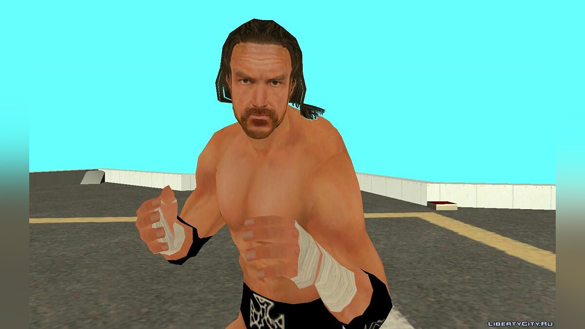 Скачать Трипл Эйч из игры WWE RAW (2002) для GTA San Andreas