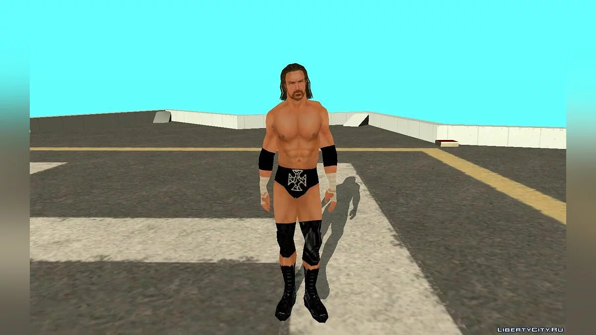 Трипл Эйч из игры WWE RAW (2002) / GTA San Andreas