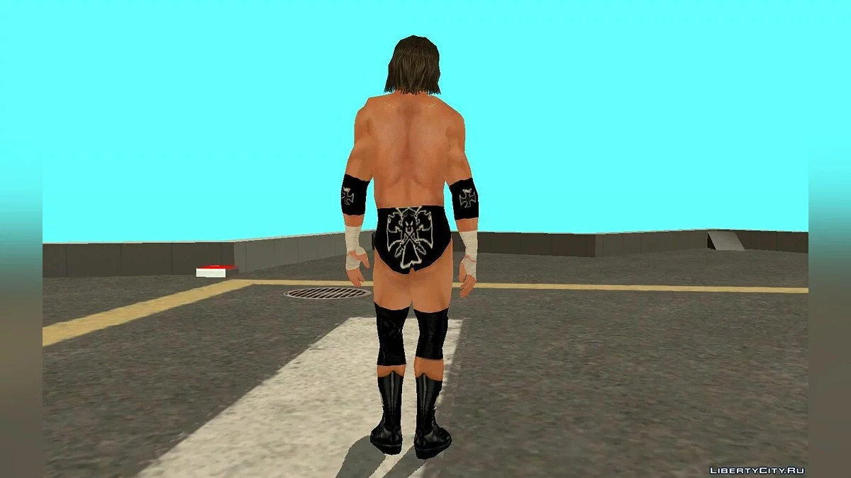 Трипл Эйч из игры WWE RAW (2002) / GTA San Andreas