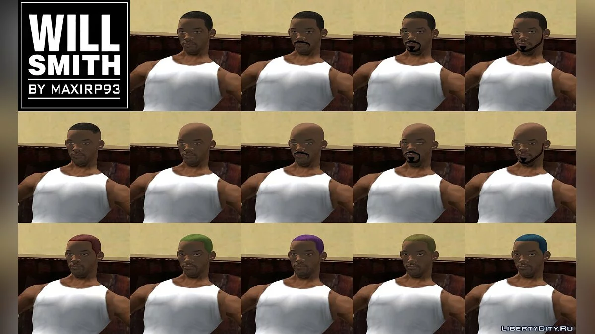 Уилл Смит вместо Сиджея / GTA San Andreas