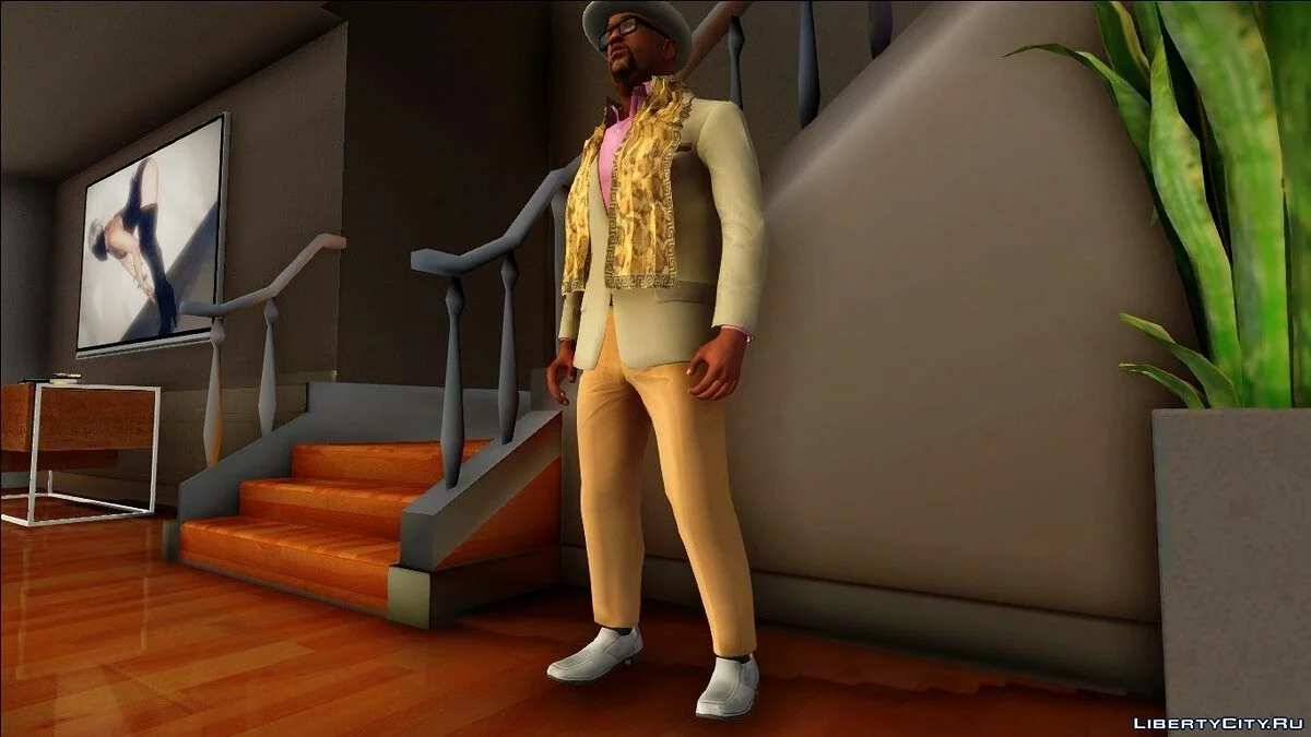 Биг Смоук в одежде из DLC "Casino & Resort" / GTA San Andreas