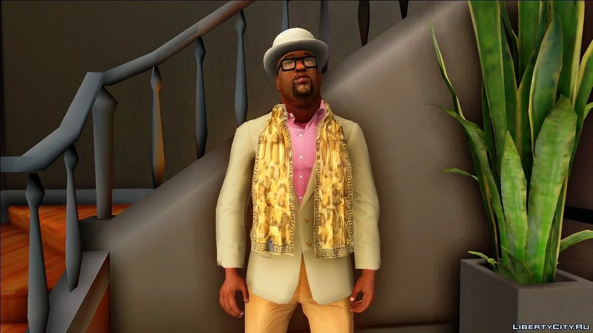 Биг Смоук в одежде из DLC "Casino & Resort" / GTA San Andreas