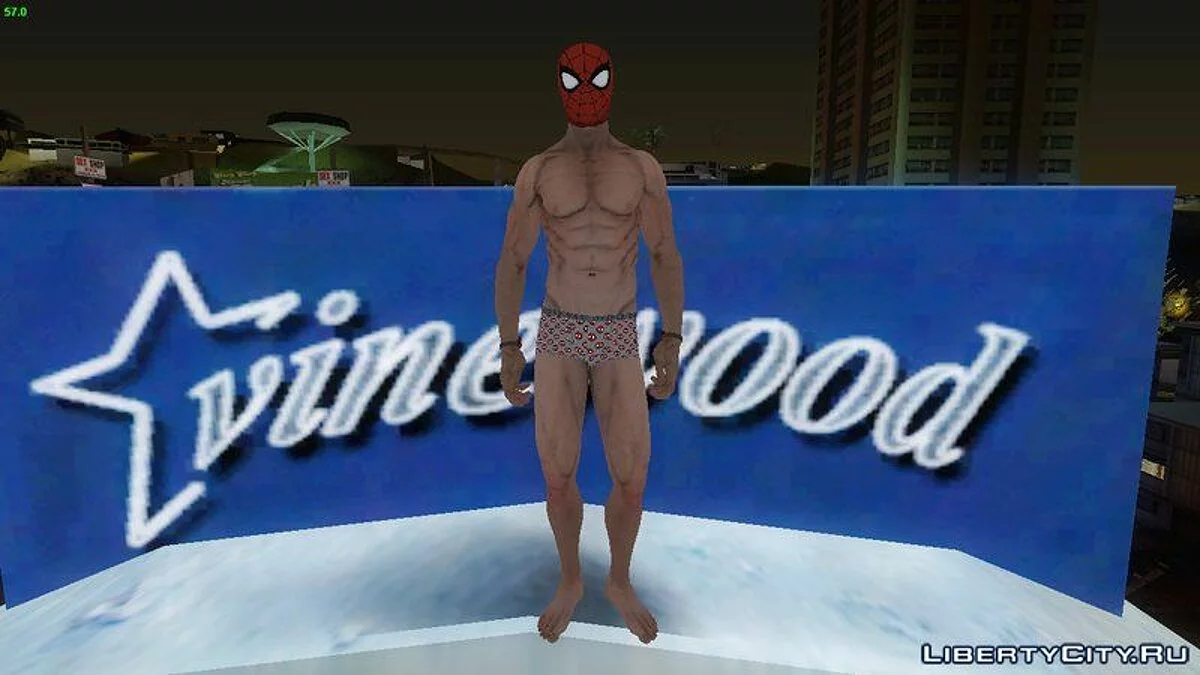 Человек-паук в трусах / GTA San Andreas