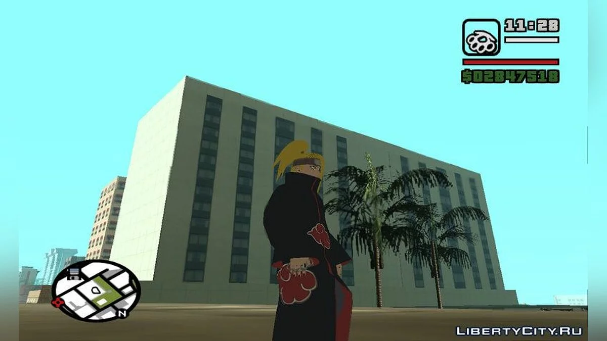 Дейдара из аниме "Наруто" / GTA San Andreas