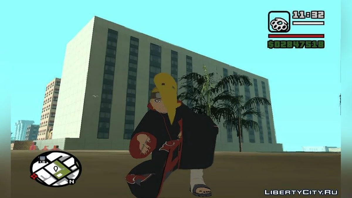 Дейдара из аниме "Наруто" / GTA San Andreas