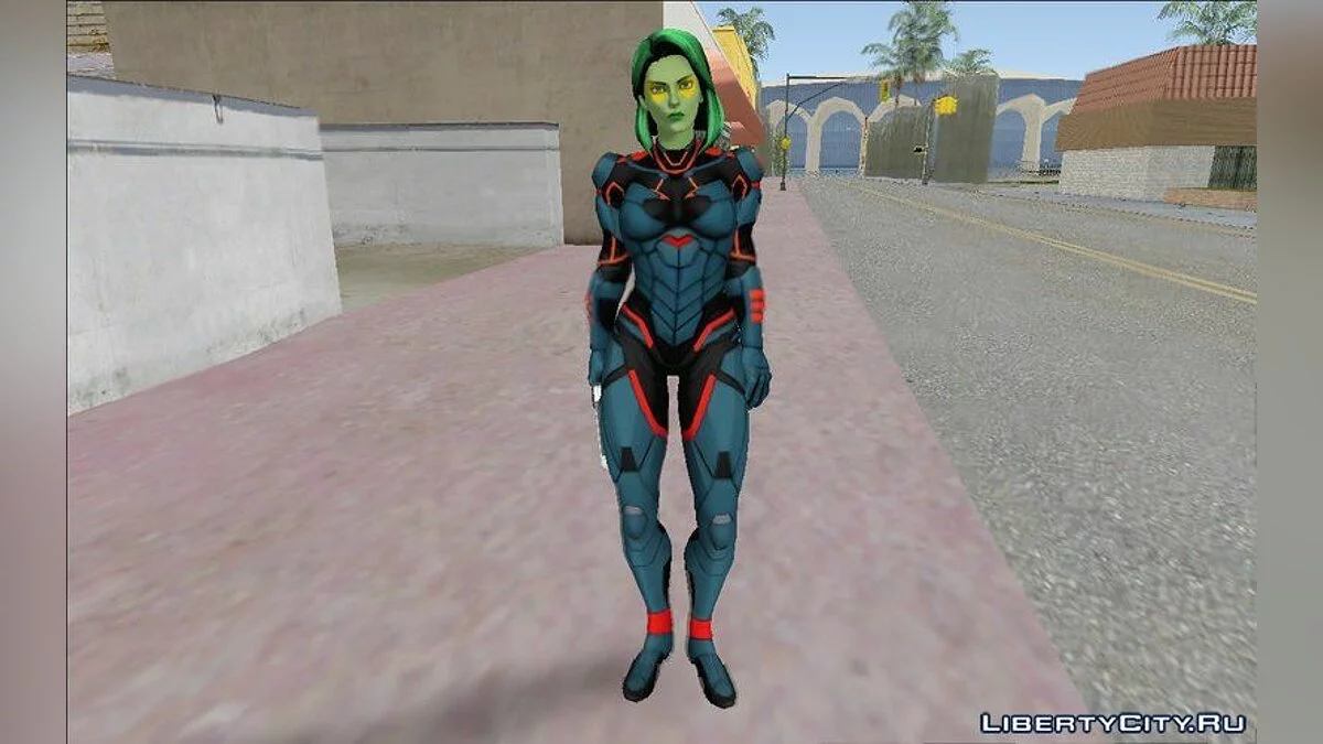 Гамора из Marvel Ultimate Alliance 3 / GTA San Andreas