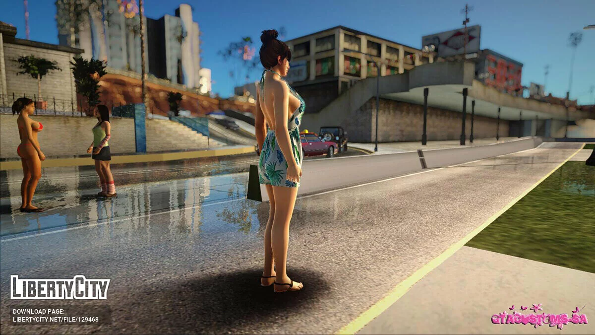 Касуми в летнем платье / GTA San Andreas