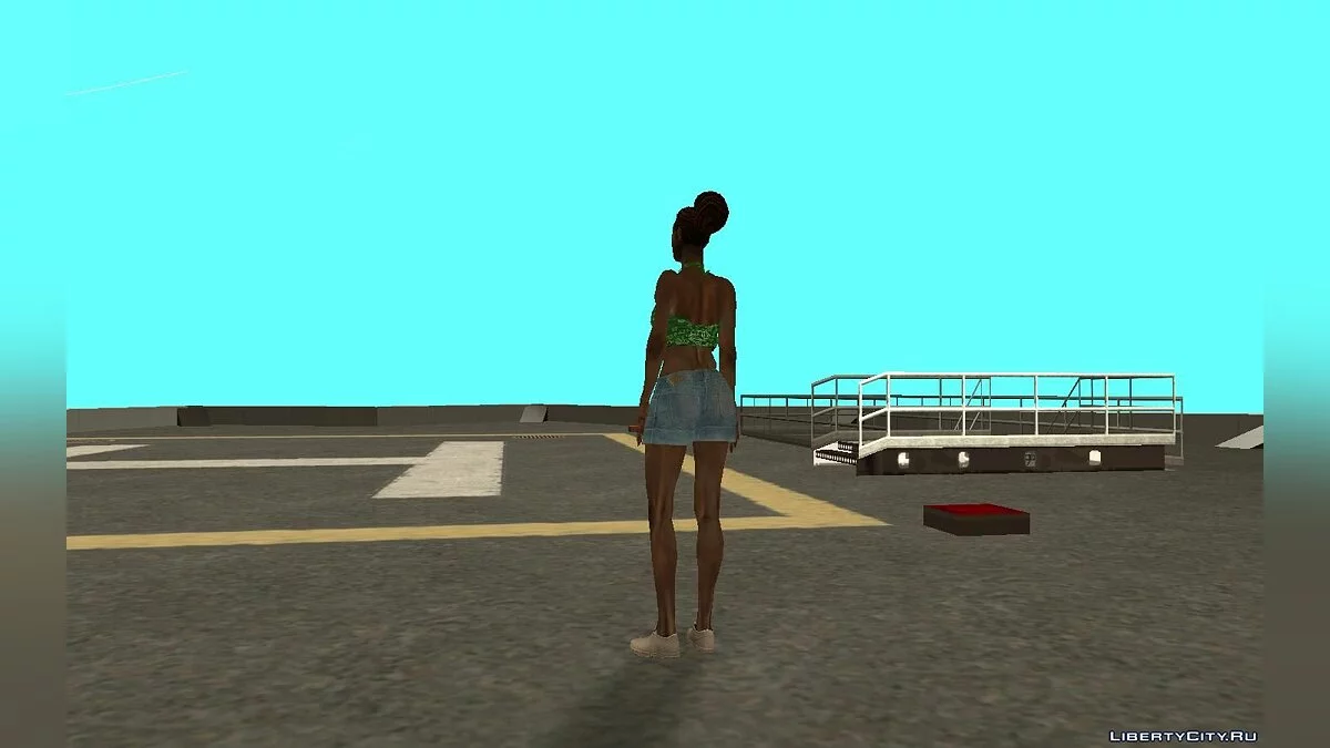 Кендл Джонсон в HD / GTA San Andreas