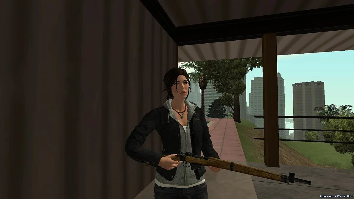 Lara Croft from Rise of the Tomb Raider / GTA San Andreas