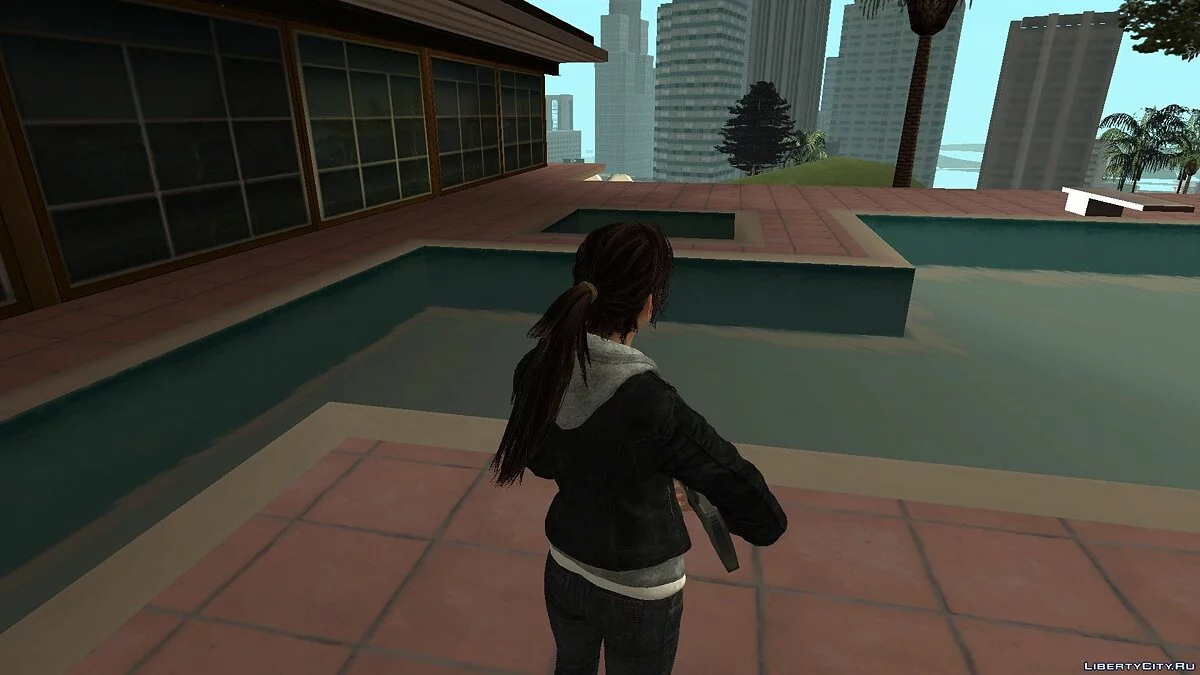 Lara Croft from Rise of the Tomb Raider / GTA San Andreas
