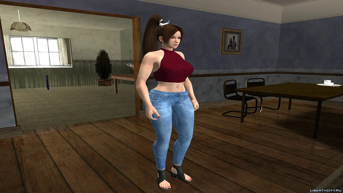 Mai Shiranui Casual v9 / GTA San Andreas