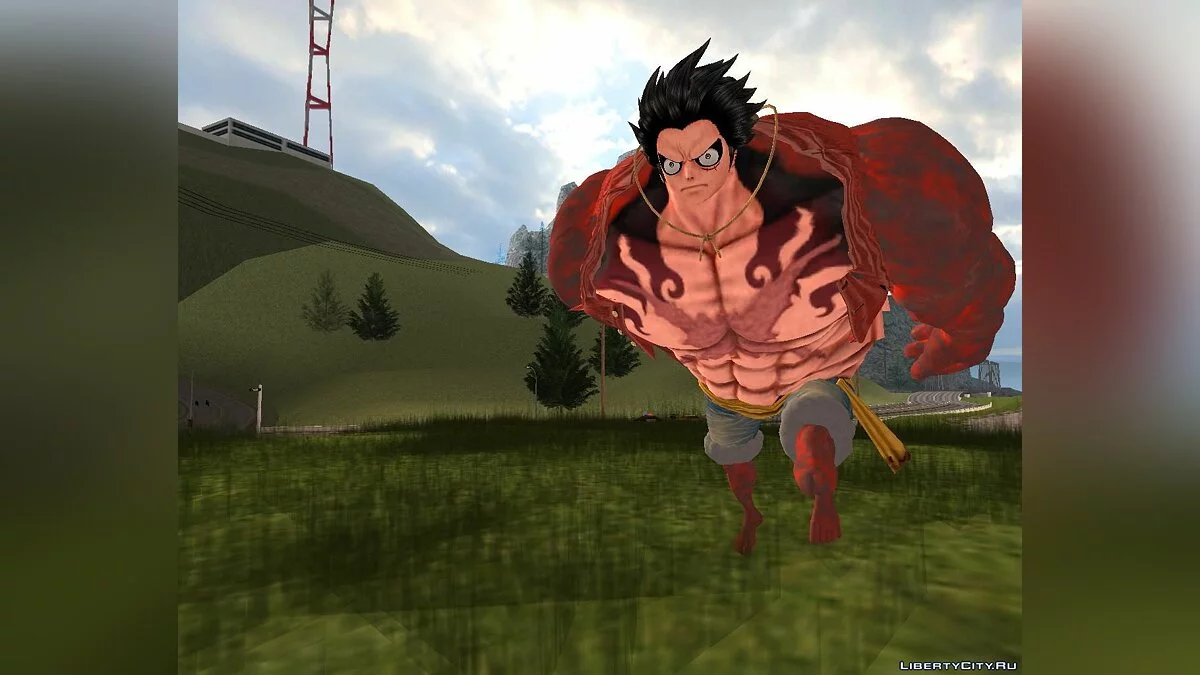 Monkey D. Luffy (4 уровень трансформации) / GTA San Andreas