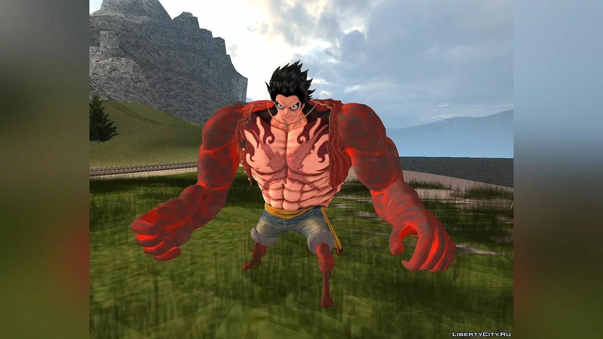 Monkey D. Luffy (4 уровень трансформации) / GTA San Andreas