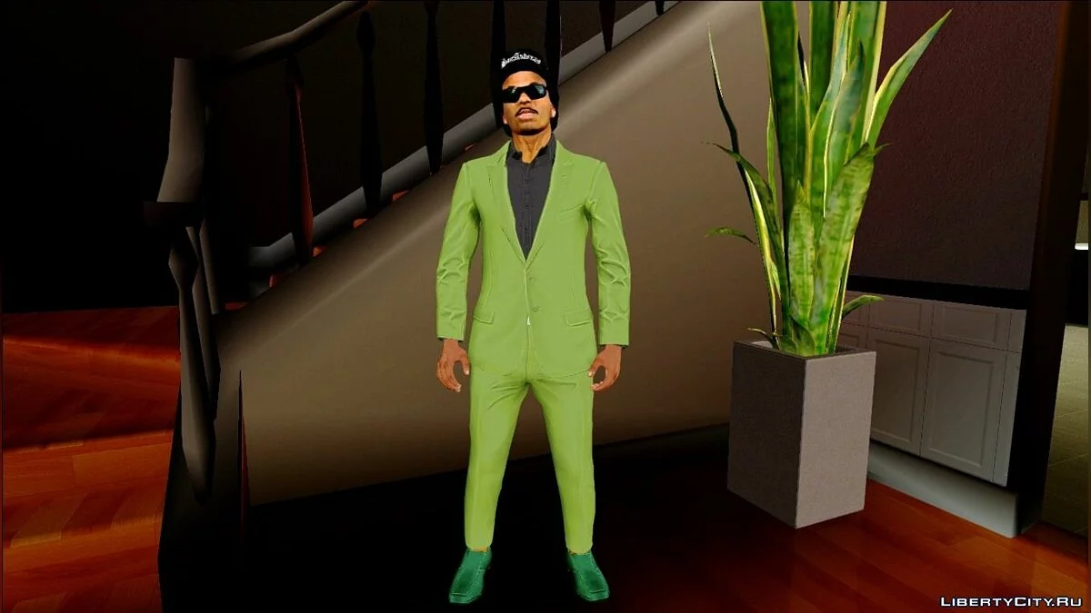 Райдер в костюме из DLC \"Casino & Resort Outfit\" / GTA San Andreas