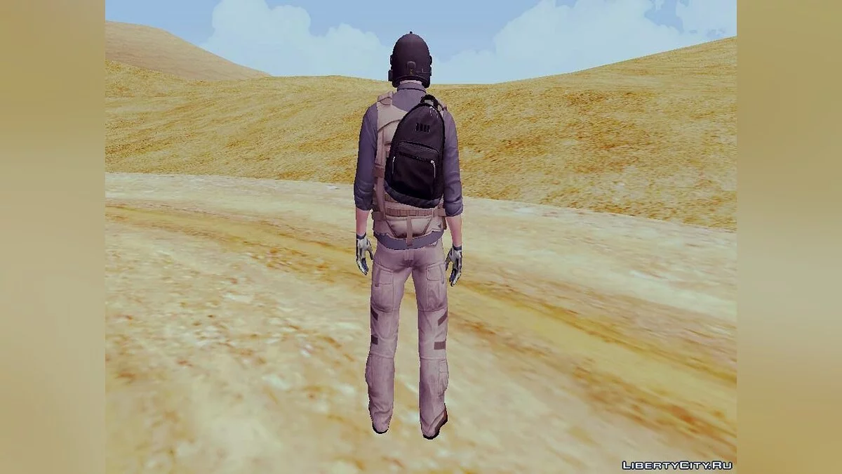 Рандомный скин  #95 (экипировка PUBG) / GTA San Andreas