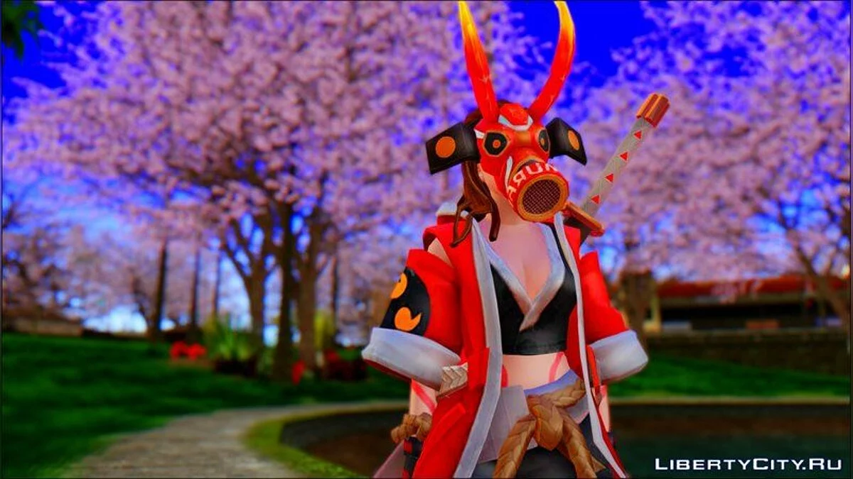 Shield Samurai и Oni Samurai из Creative Destruction / GTA San Andreas