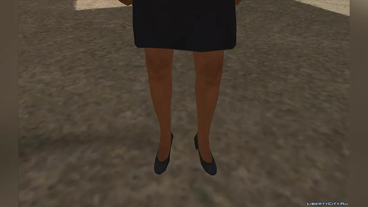 Скин офисной девушки в HD / GTA San Andreas
