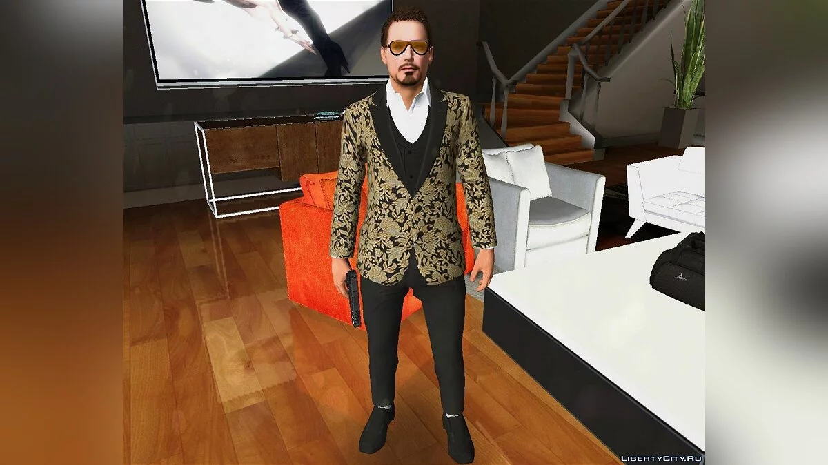 Скин рандом #237 DLC "Casino & Resort" - Тони Старк / GTA San Andreas