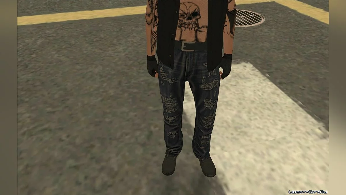 Скин рандом #70 - Байкерская одежда / GTA San Andreas