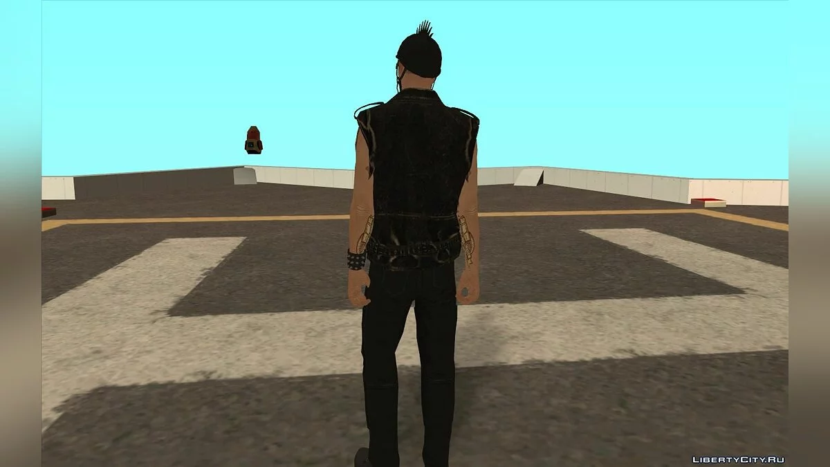Скин рандом #70 - Байкерская одежда / GTA San Andreas